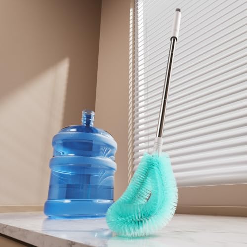 30.7 in Long Handle Water Jug Cleaning Brush for 3 5 6 Gallon in Turquoise