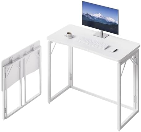31.5 White Folding Desk