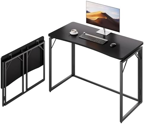 40 Black Folding Desk