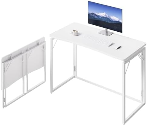 40 White Folding Desk