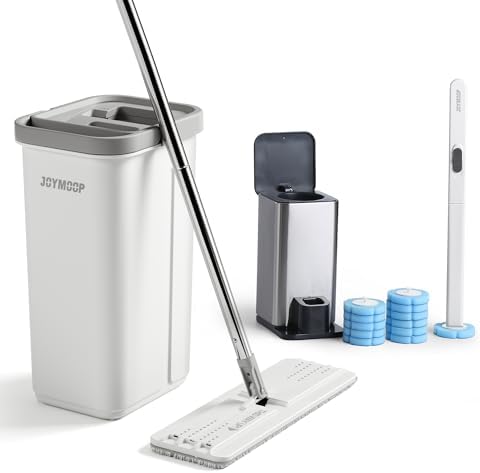 Bathroom Cleaning Set in White