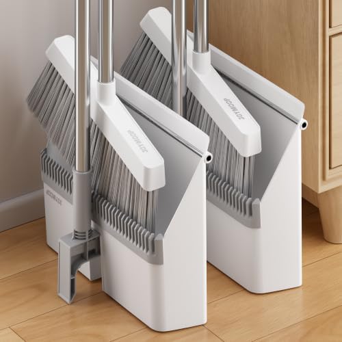 Broom and Dustpan Set White