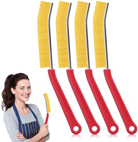 Crevice Cleaning Brush in Red