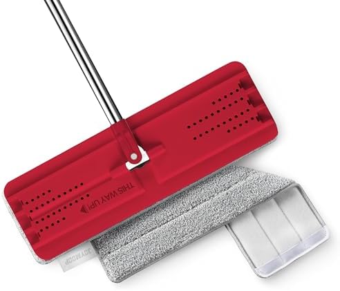 Flat Mop, Microfiber Mop Head for Floor Cleaning