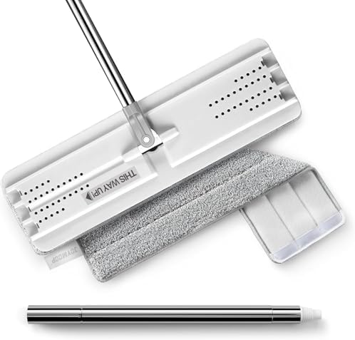 Flat Mop System, Microfiber Mop for Floor Cleaning