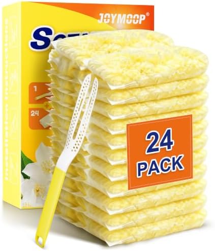 Heavy Duty Duster Refills for Swiffer Duster, Yellow Refills with 1