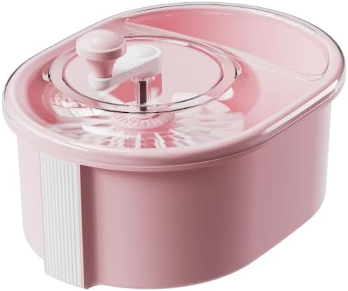 Joyloop Fruit Washer, Fruit Cleaner Spinner, Oblong in Pink