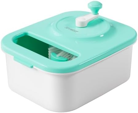 Joyloop Fruit Washer, Fruit Cleaner Spinner, Rectangle in Blue