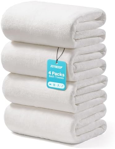 Microfiber Bath Towels 4 Packs Extra Large 30 x 60