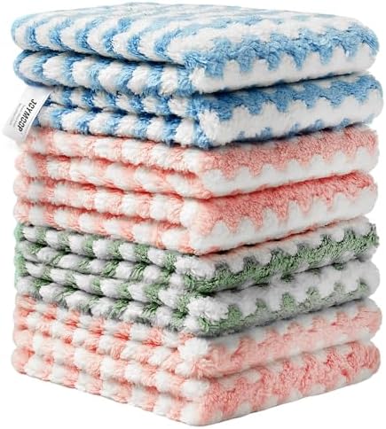 Microfiber Cleaning Cloth, Set, Small/Medium in Multi Color