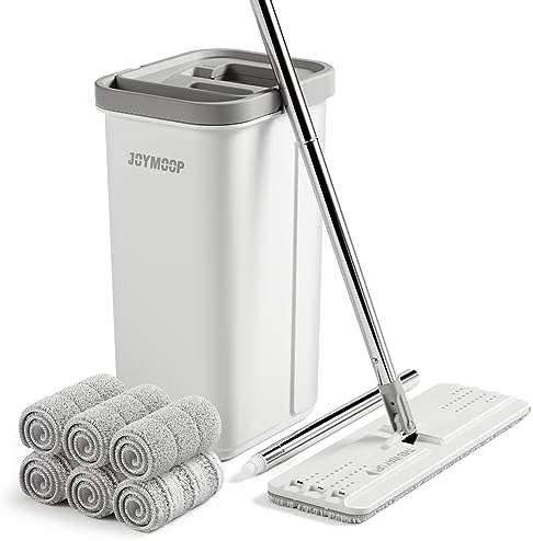 Microfiber Flat Mop System with Bucket