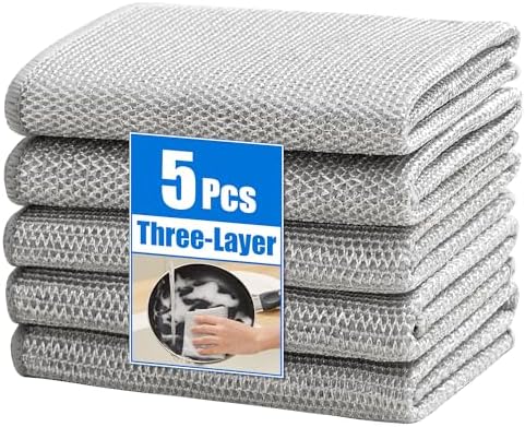 Multipurpose Non-Scratch Wire Dishwashing Rag for Wet and Dry