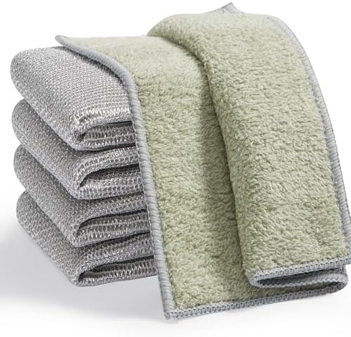 Non Scratch Wire Dishcloth in Silver