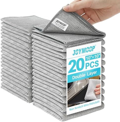 Non-Scratch Wire Dishwashing Multipurpose Rags 10 x 10