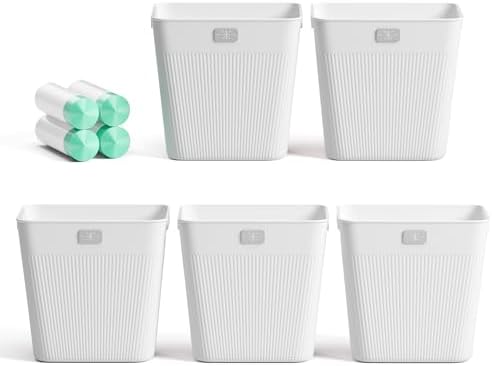 Slim Trash Can 5-Pack