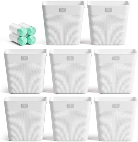 Slim Trash Can 8-Pack
