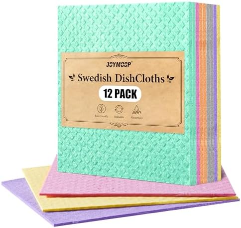 Swedish Dishcloths, Reusable Cellulose Kitchen Cloths